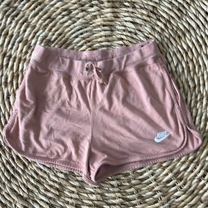 Nike women’s shorts, peach size medium